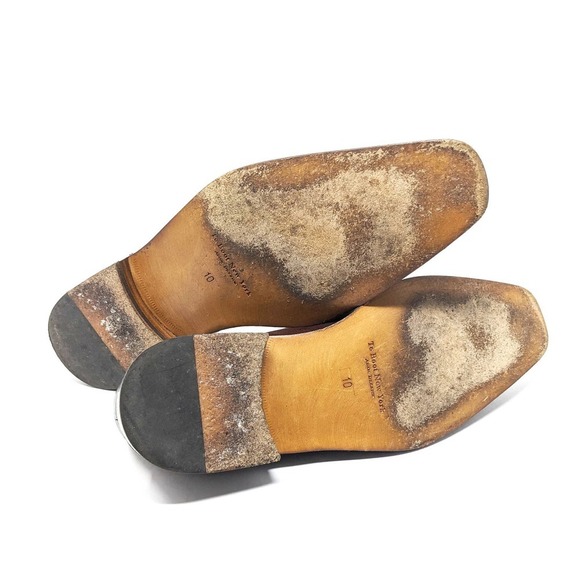 To Boot New York Adam Derrick Mens 10 Loafers Brown Leather Dress Shoes - Picture 8 of 9